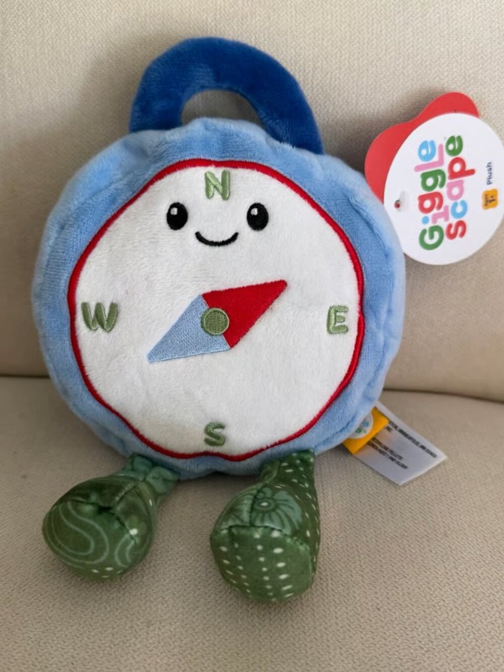 NWT Gigglescape Compass 9” Plush Stuffed Animal Toy